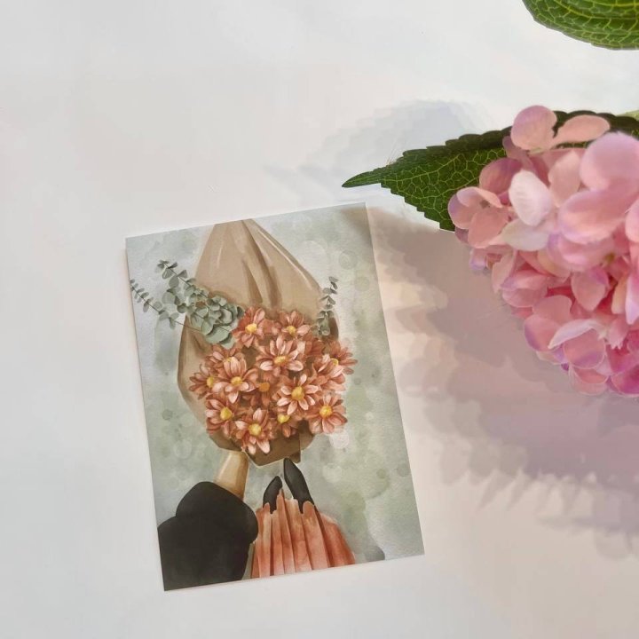 Открытка к букету "Букет" в Саранске