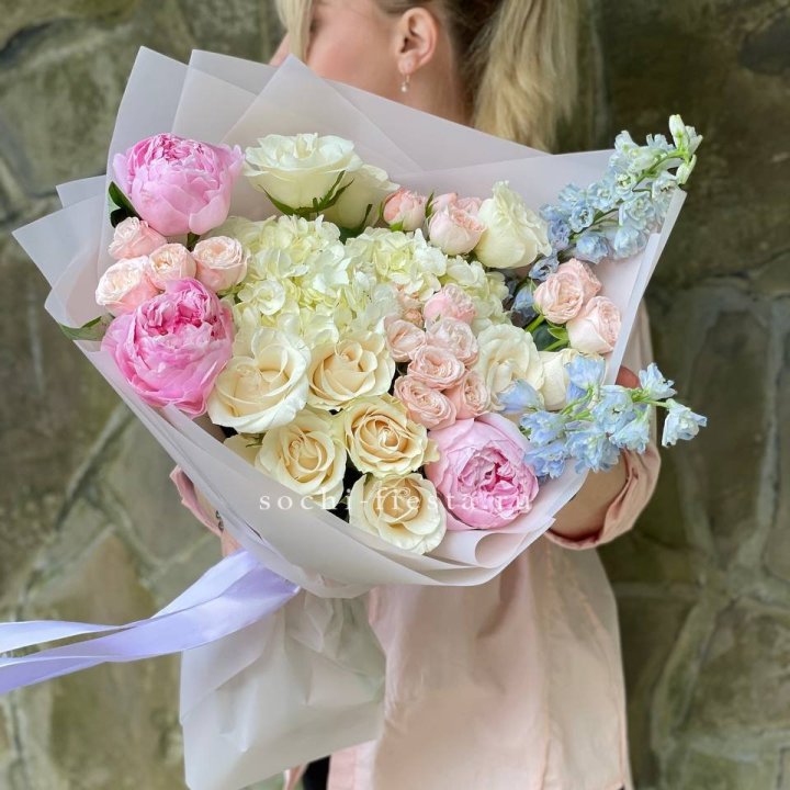 Букет с пионами "Богема" в Саранске