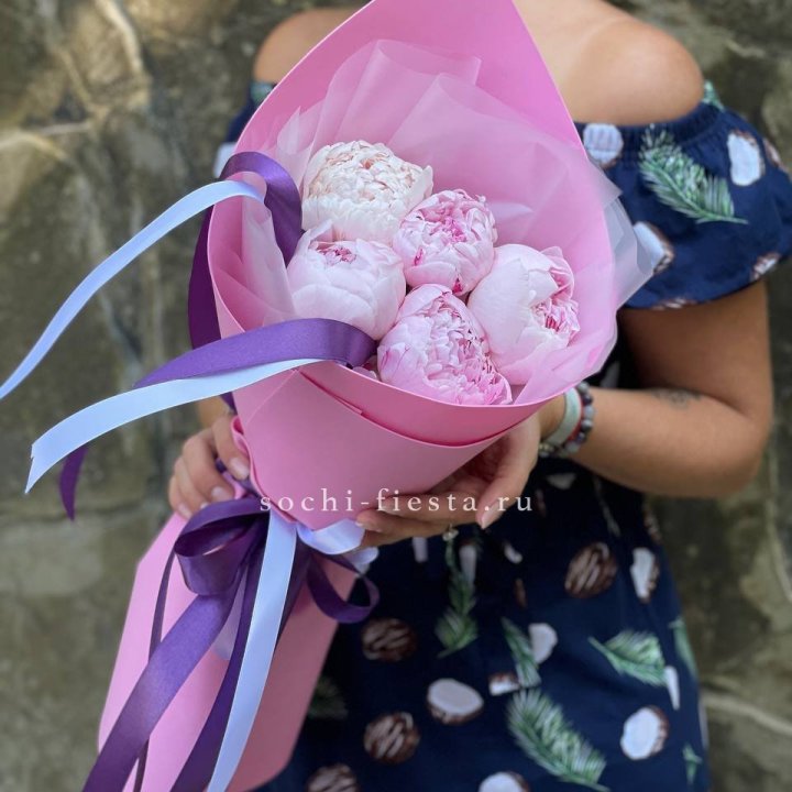 Букет пионов "НАЙ" в Саранске