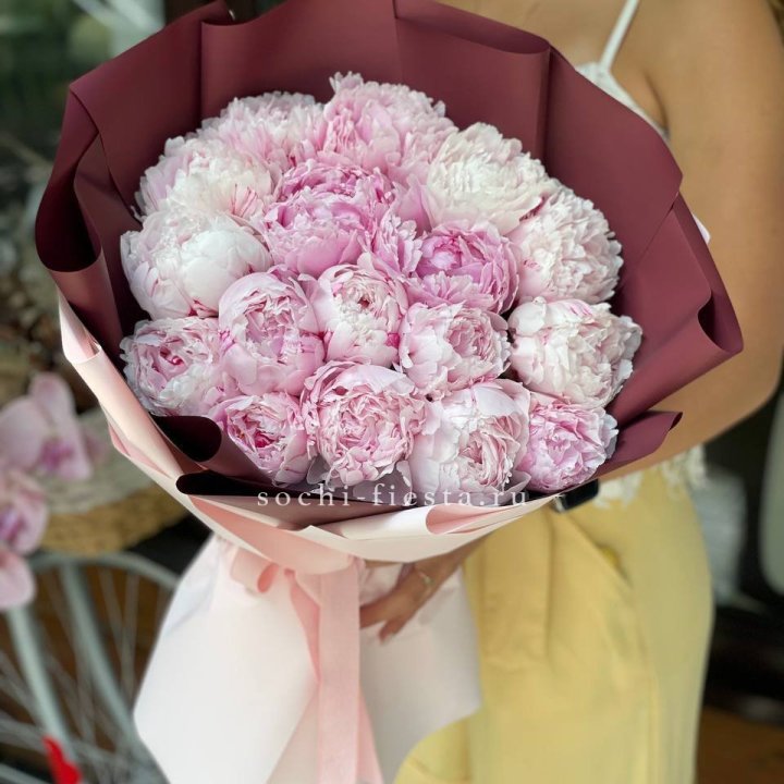 Букет с пионами №5 в Саранске