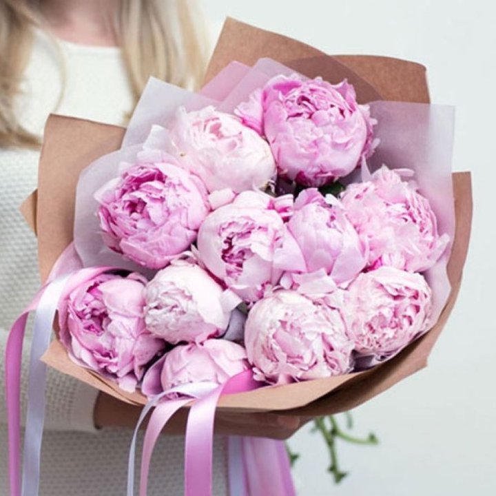11 нежных пионов в Саранске