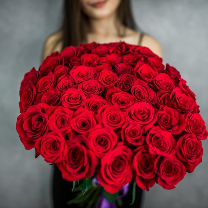 51 красная роза в Саранске