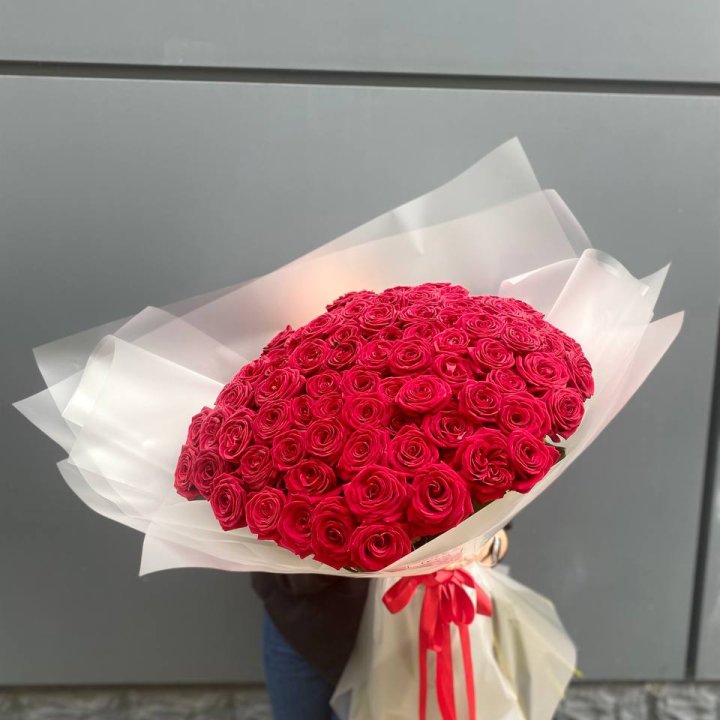 101 высокая роза в Саранске