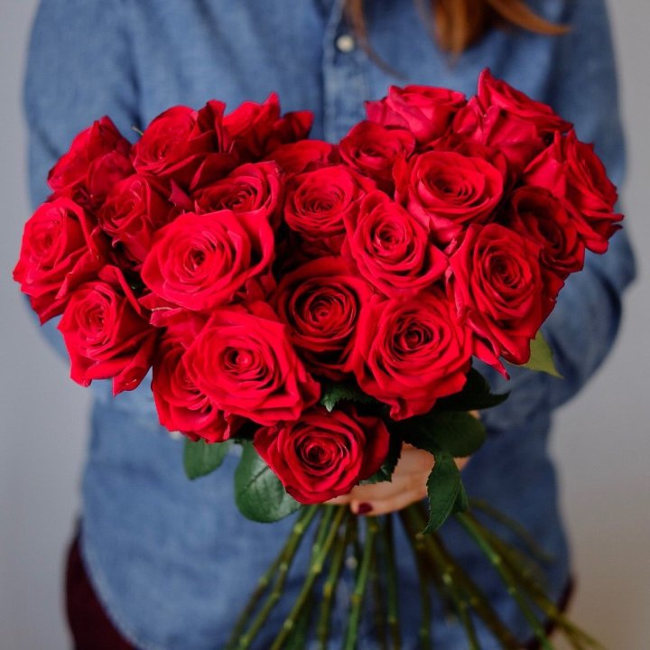 25 красных роз в Саранске