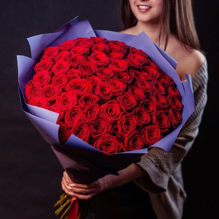 71 красная роза в Саранске