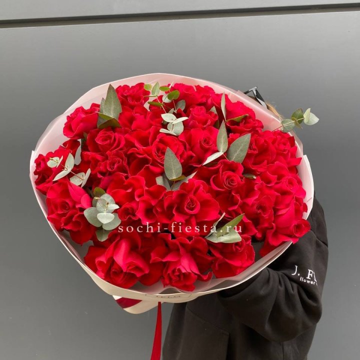 23 Красных французских роз в Саранске