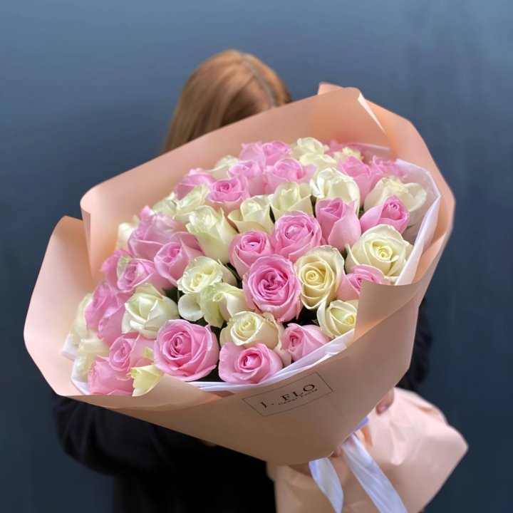 55 роз микс нежности в Саранске