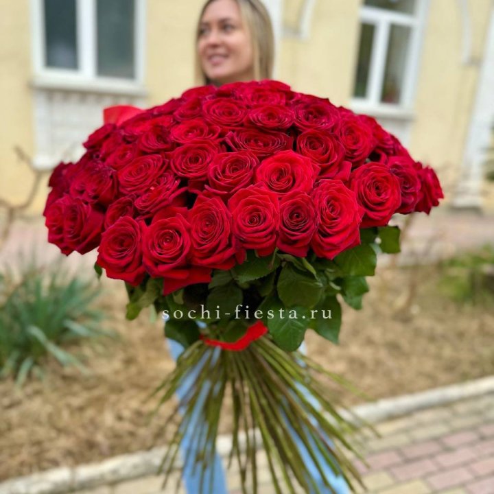 101 голландская роза в Саранске