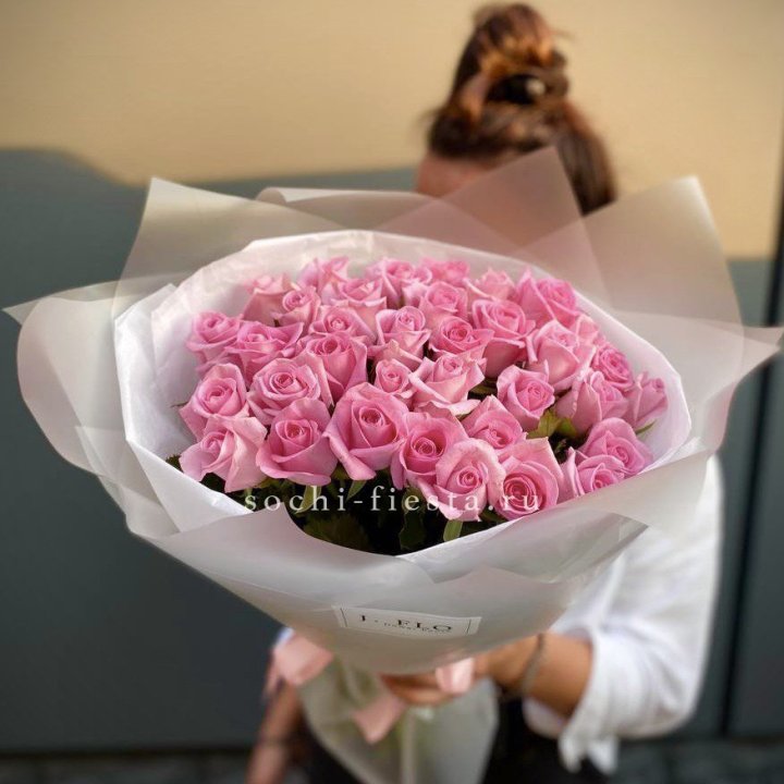Букет розовых роз  в Саранске