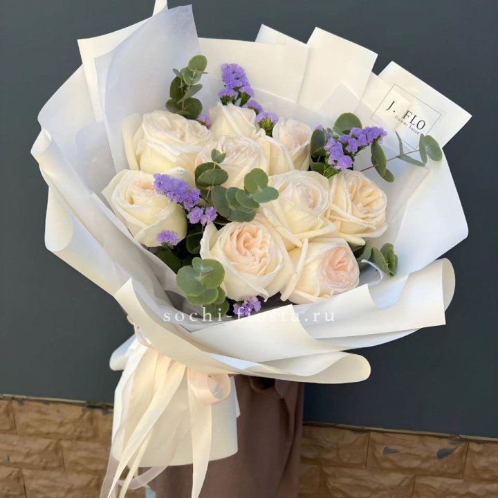 Букет из роз Вайт охара в Саранске