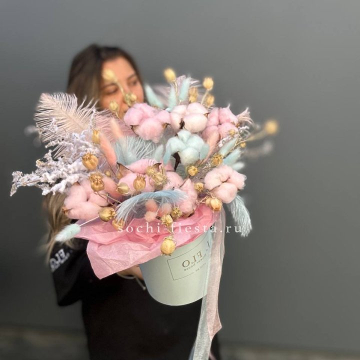 Авторский бокс с сухоцветами №2 в Саранске