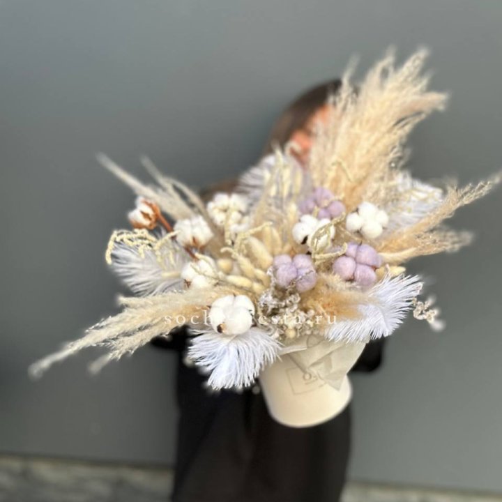 Авторский бокс с сухоцветами №3 в Саранске