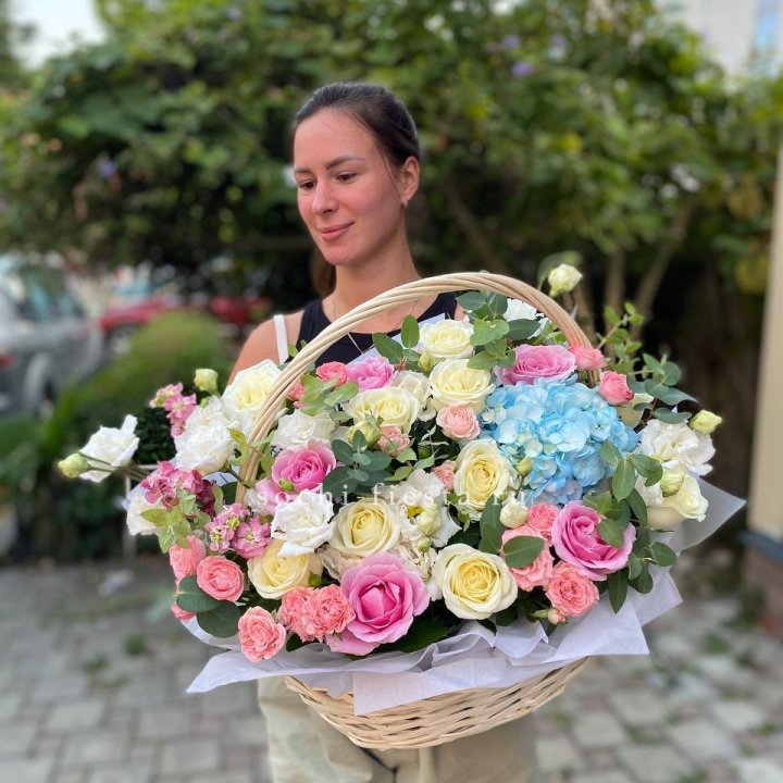 Цветочная корзина №2 в Саранске