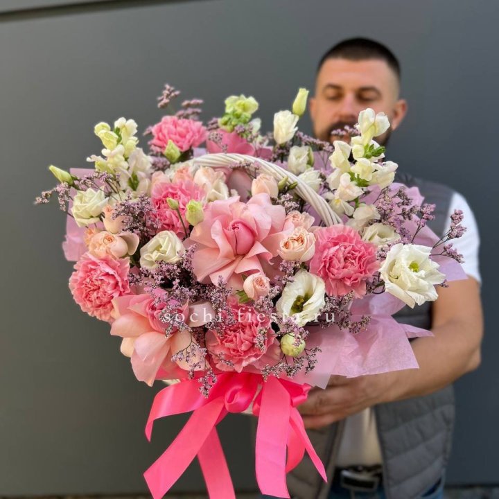 Цветочная корзина №1 в Саранске