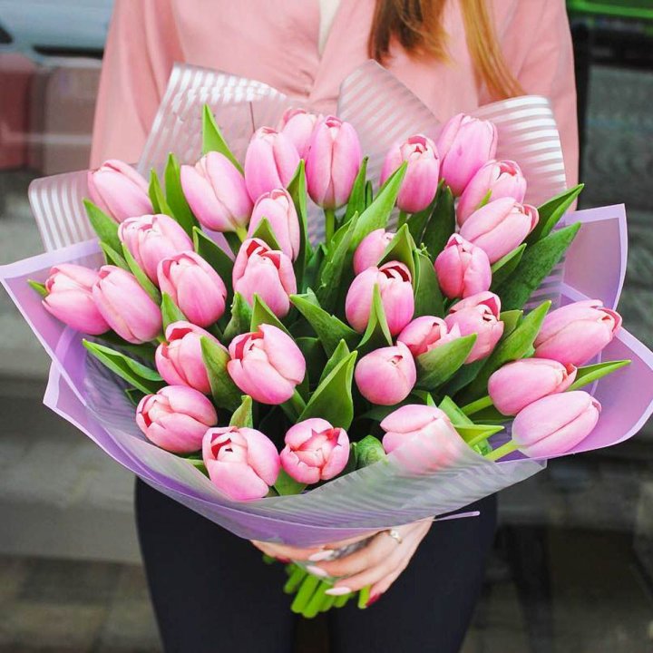 25 тюльпанов "Айс крем" в Саранске