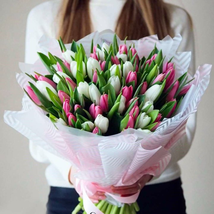 Букет тюльпанов "Лолита" в Саранске