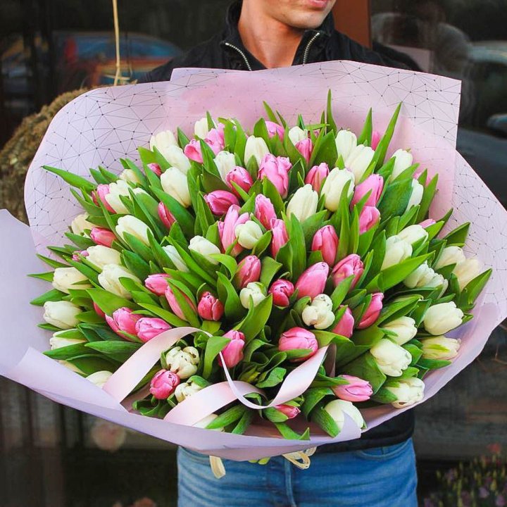 101 тюльпан микс в Саранске